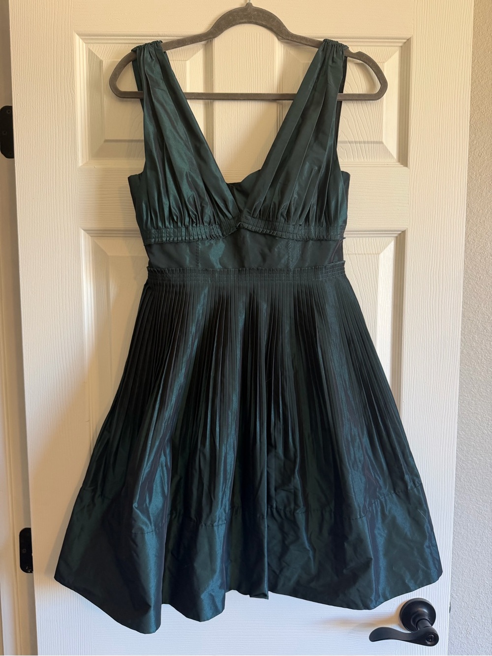 BCBGeneration Emerald Color Shift Cocktail Dress